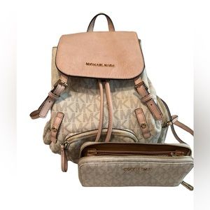 Michael Kors Backpack and Wallet